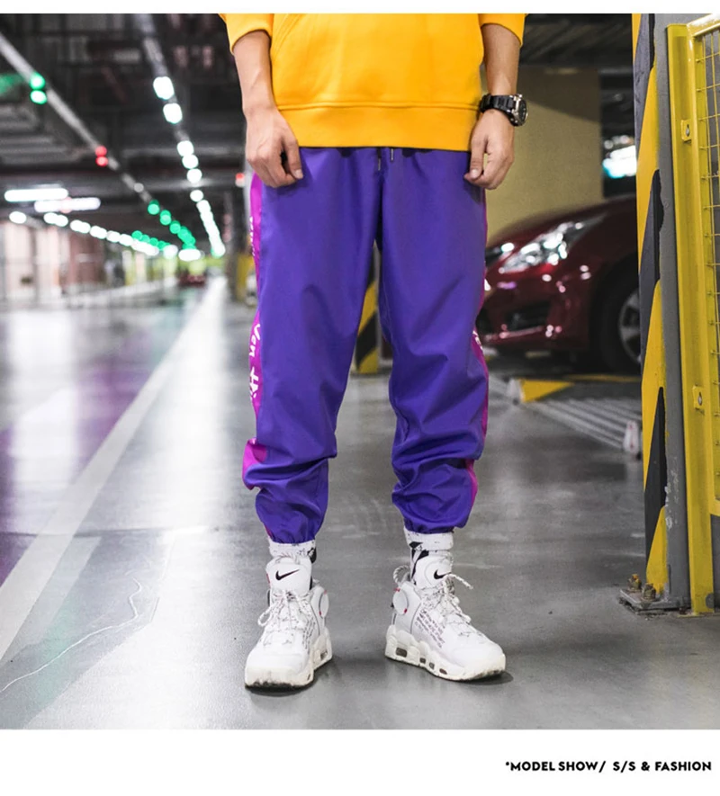 Harem Cargo Pants Men Streetwear Hip Hop Japan Style Trousers Male Khaki Loose Straight Pants  (5)