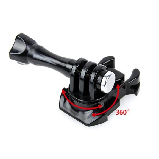 

SOONSUN 360 Degree Rotate Quick Release Buckle Vertical Surface Basic Mount For GoPro Hero 7 6 5 4 3+ For Xiaomi Yi SJCAM Mount