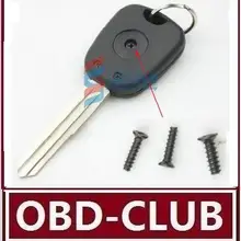 5 шт./лот универсальный для автомобильных ключей в виде ракушки "сделай сам" ключ-чип изменения ключ-Болванка машины слесарный инструмент Средний слот