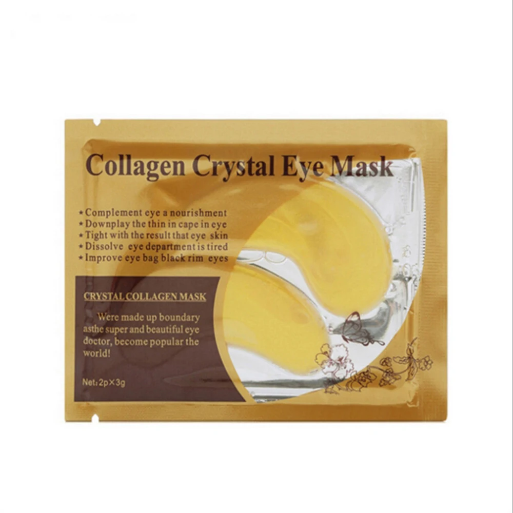 

Crystal Collagen Golden Eye Mask Anti-Aging Face Care Sleeping Eye Patches Eliminates Dark Circles Fine Lines 2pcs=1pack