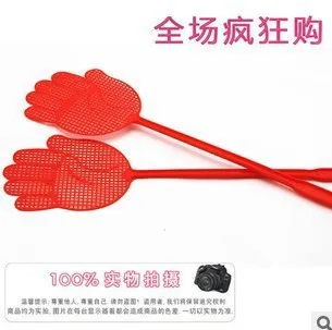 

Wholesale free shipping HOT SALE!!super cheap good quality multicolour ABS material hand palm shape insects/fly swatters zapper