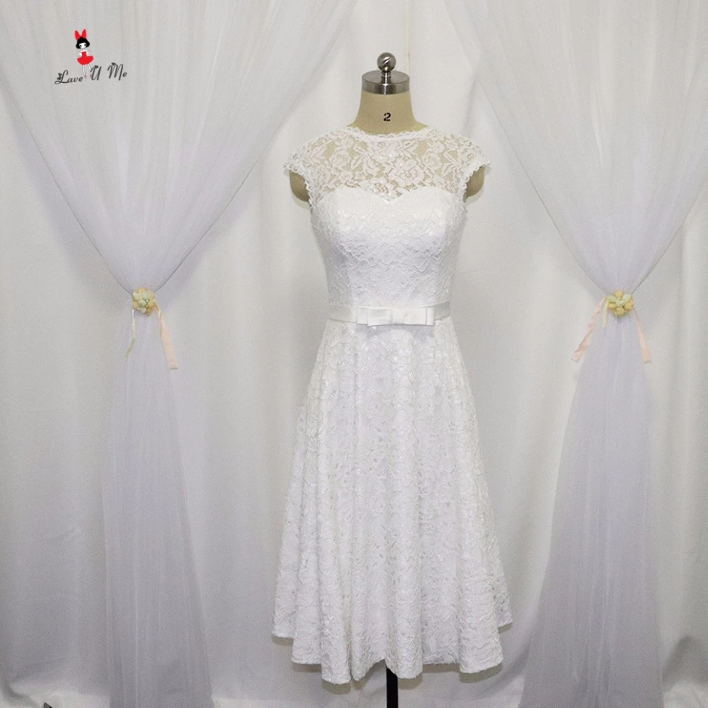 bridal dress short length