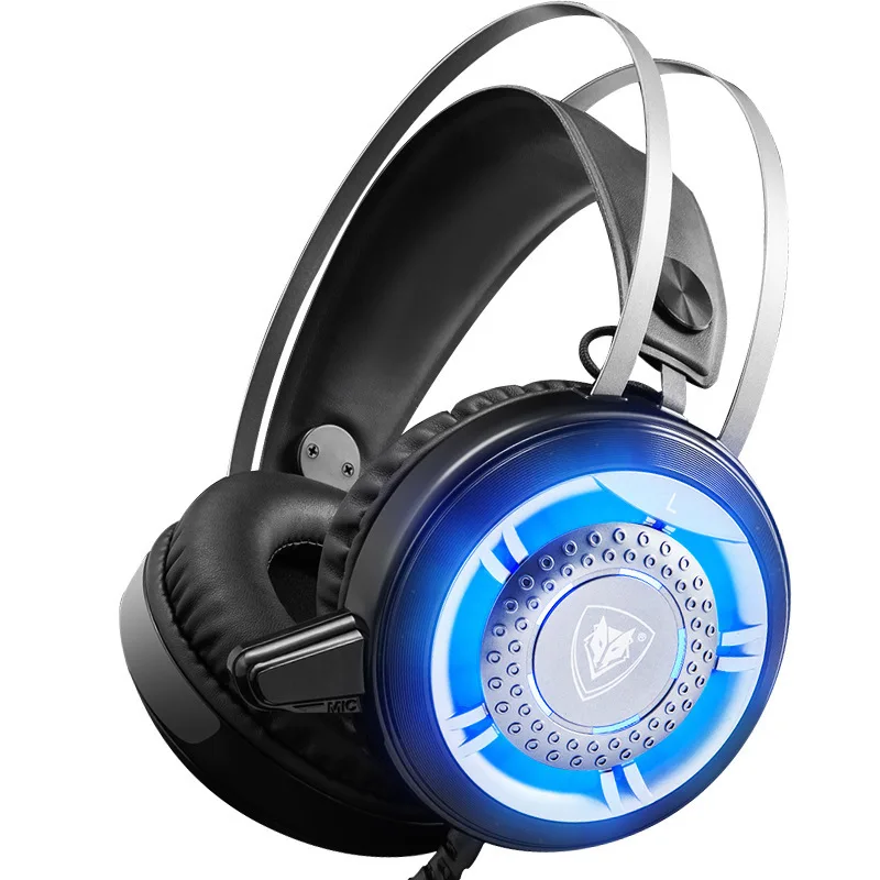 High Quality Wired Gaming Headphones LED Light Deep Bass Stereo Game Headset Earphone with Microphone for PC Gamer | Электроника