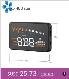 4E 5," дисплей на лобовое стекло HUD OBD II EOBD проектор самоадаптивное автомобильное топливо и т Предупреждение Д. Отображение параметров предупреждение о превышении скорости