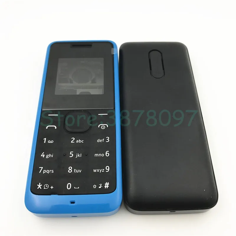 10 шт./лот Новинка для Nokia 105 1050 RM1120 Rm908 новый полный чехол телефона с английской
