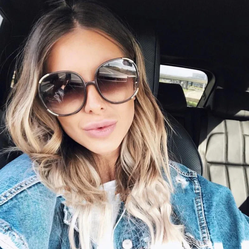 

2018 Italy Luxury Brand Oversized Square Sunglasses Women Men Brand Designer Retro Frame Sun Glasses For Female Oculos Shades