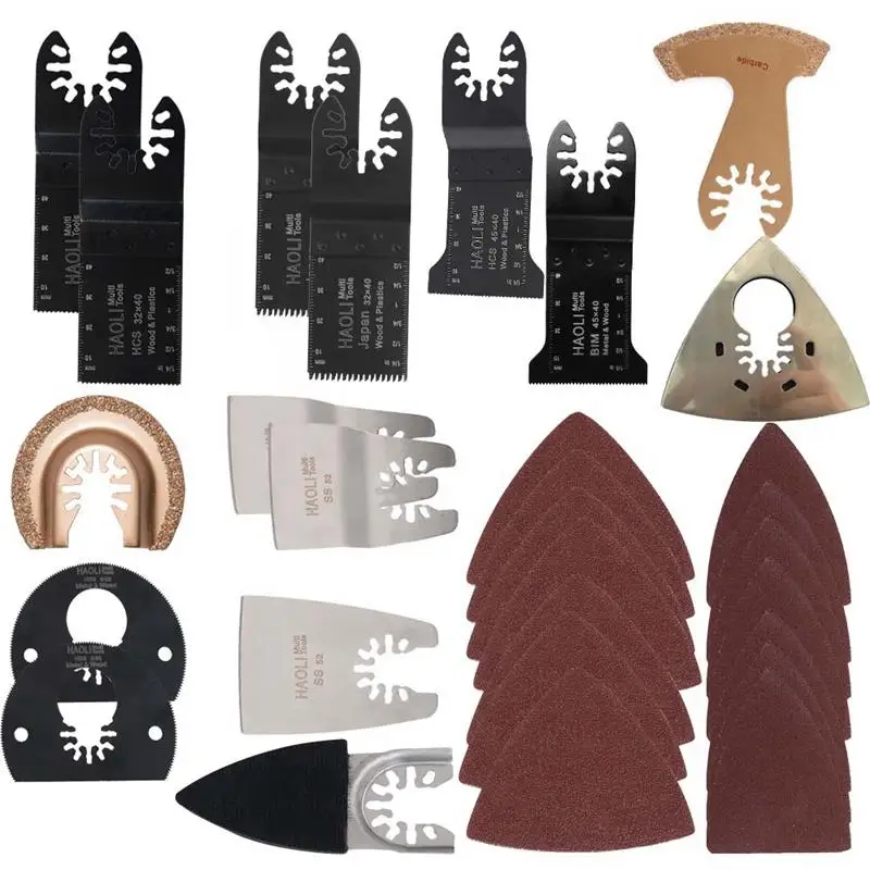 

100 Pc Mix Quick Change Oscillating Multi Tool Saw Blade For Black Decker,Dewalt