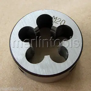 20mm x 2.5 Metric Right hand Thread Die M20 x 2.5mm Pitch