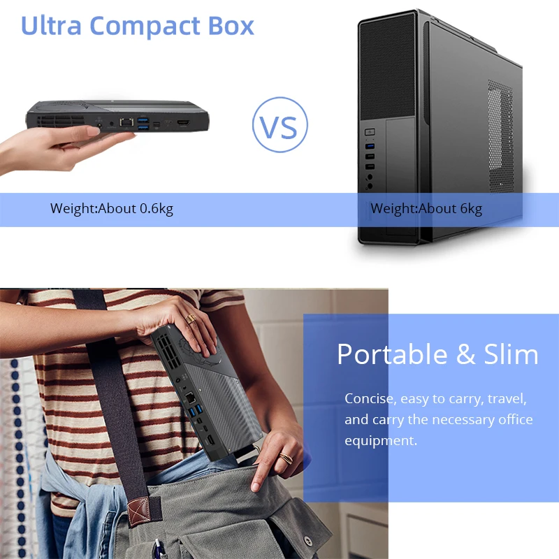 Оригинальный Intel Core NUC CPU мини ПК Windows 10 4K USB 3 0 HDMI Wi Fi BL гигабитный Ethernet офисный