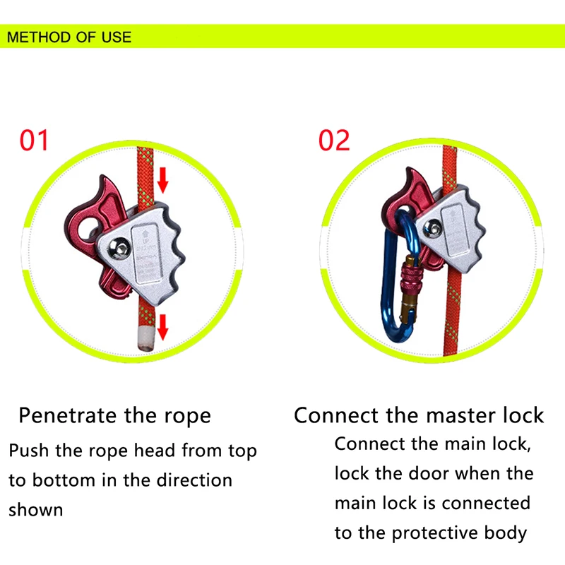 Скалолазание ручка управления не путаница угоняющее устройство стоп спуск открытый рэппеллинг спасение для спорта на открытом воздухе
