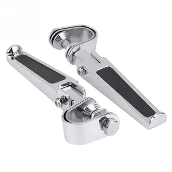 

Motorcycle Foot Pegs with Engine Guard Clamps for Harley Davidson Metric 1 to 1-14