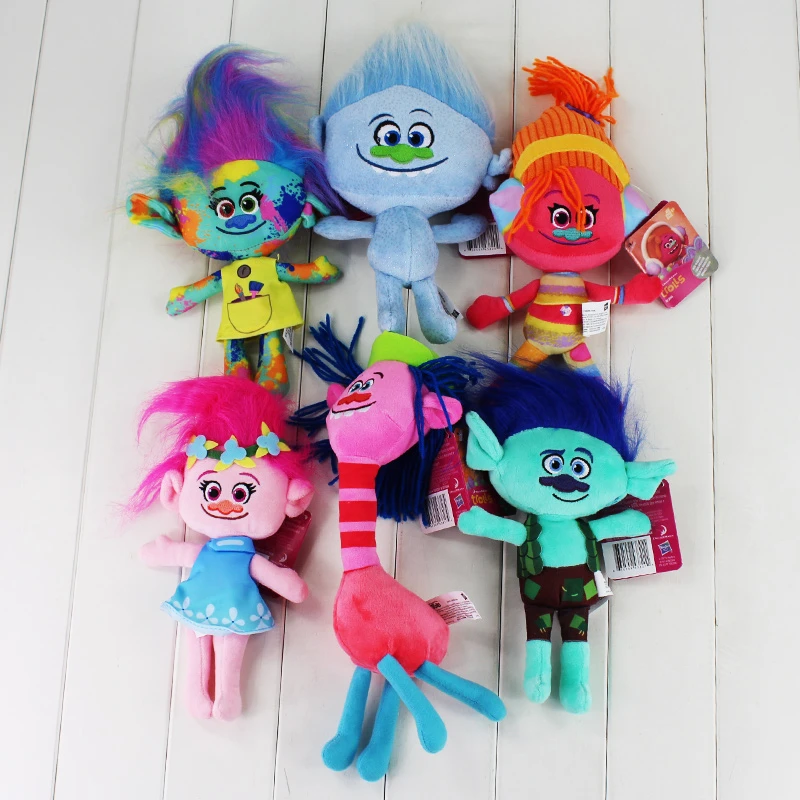 trolls soft toys