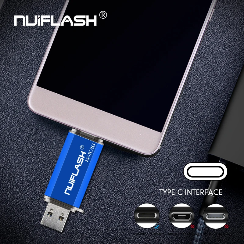 Usb флеш накопитель Nuiflash Тип C 128/64/32/16 ГБ 3 0|USB флэш-накопители| |