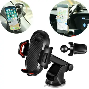

Universal Car Cellphone Holder Windshield Dash Suction Mount GPS Stand Osculum Type General Easy Install Auto Interior Holder