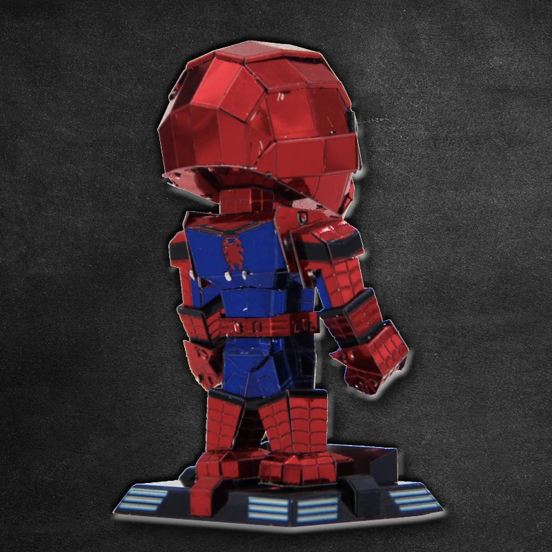 3D металлическая головоломка модель мини Человек-паук вручную головоломки для сборки коллекционные Развивающие игрушки для взрослых детей Подарки