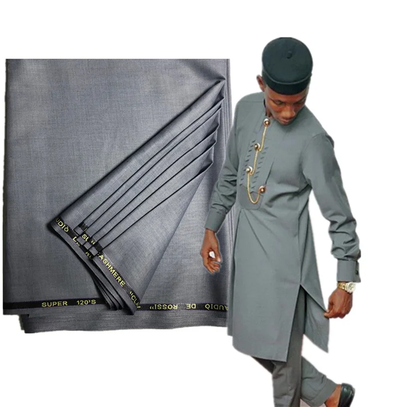 10Yards Cashmere Cotton Material For Men Cloth African Men Agbada Soft