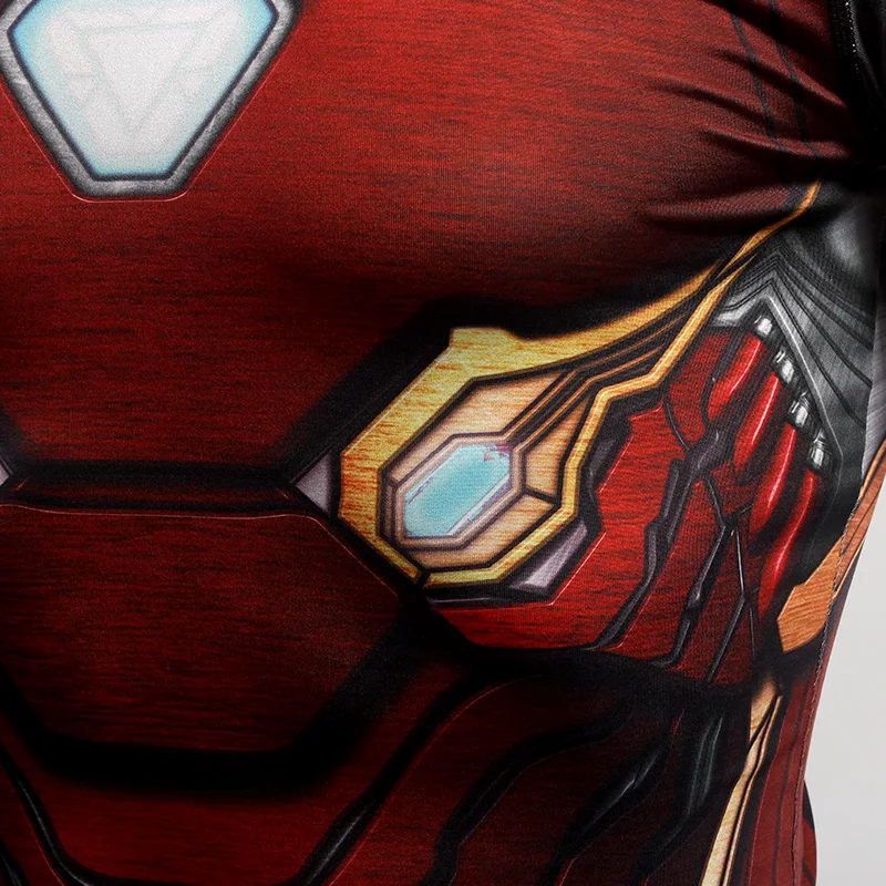 Реглан рукав Мстители 3 Железный человек 3D печатных футболки мужские компрессионные рубашки Косплей топы для мужчин бодибилдинг одежда