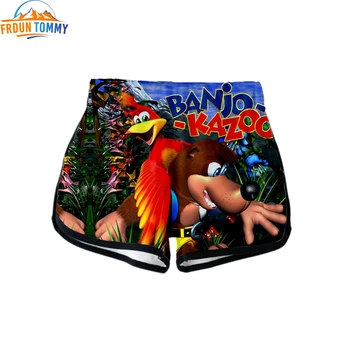 

Banjo Kazooie 2019 new fashion ACT Game 3D Print Summer Women Casual Harajuku Cute girl Hot Sale Sexy Shorts Clothes