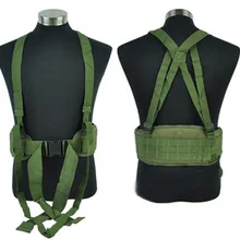 Страйкбол Тактический мягкий 1000D нейлон Molle жилет ремень боевой армии боевой пояс пояса для мужчин