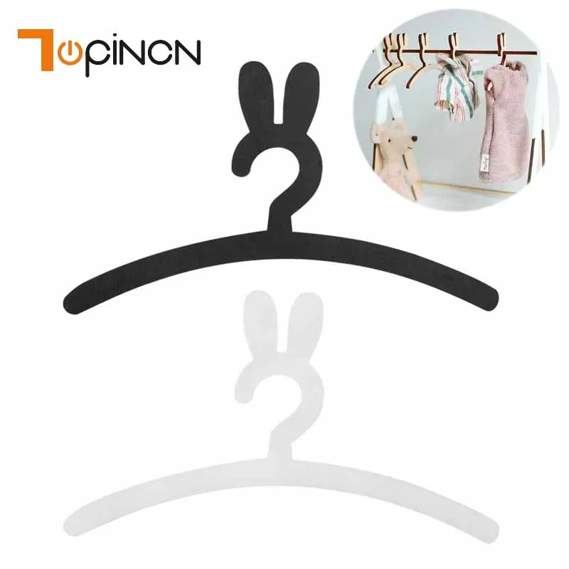 

Cute Rabbit Wooden Coat Clothes Hanger Good Quality Child Baby Kids Hangers For Closet Organizer Frame Clothing Accessories