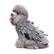 Крыло собачий наряд для Хэллоуина мягкая теплая Собака Куртка для маленького среднего зимнее пальто для собак щенка одежда для шиха tzu Pomeranian
