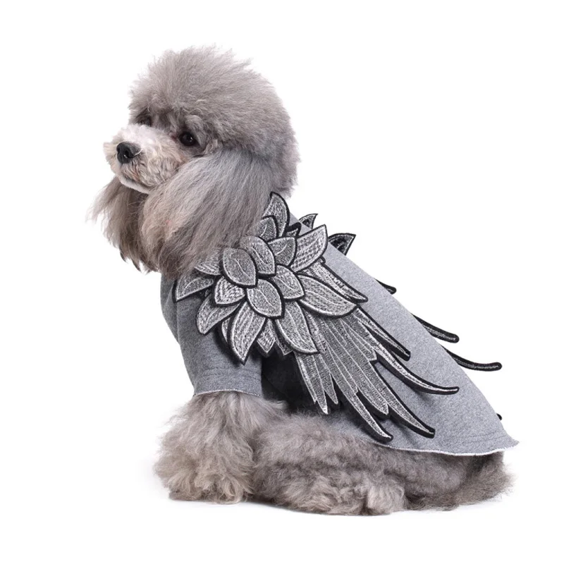 

Wing Halloween Dog Costume Soft Warm Dog Jacket for Small Medium Dog Coat Winter Puppy Clothes For Shih tzu Pomeranian