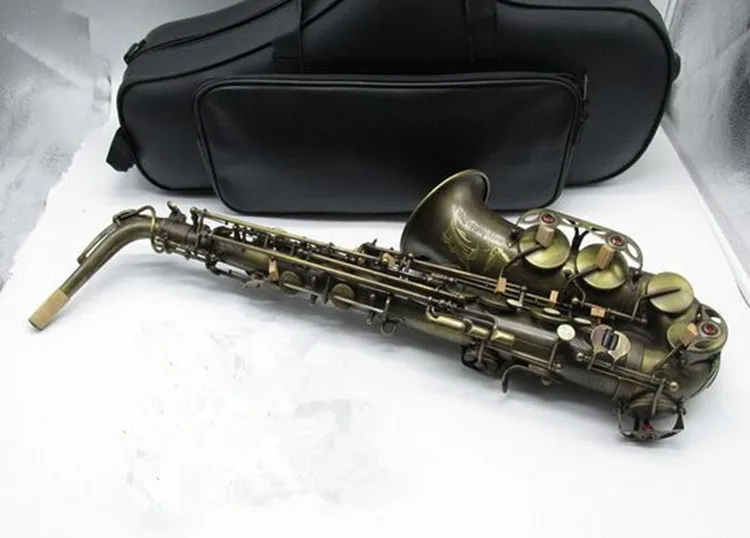 Высокое качество альт Sax пользовательские Mark VI Саксофон античная медь саксофон