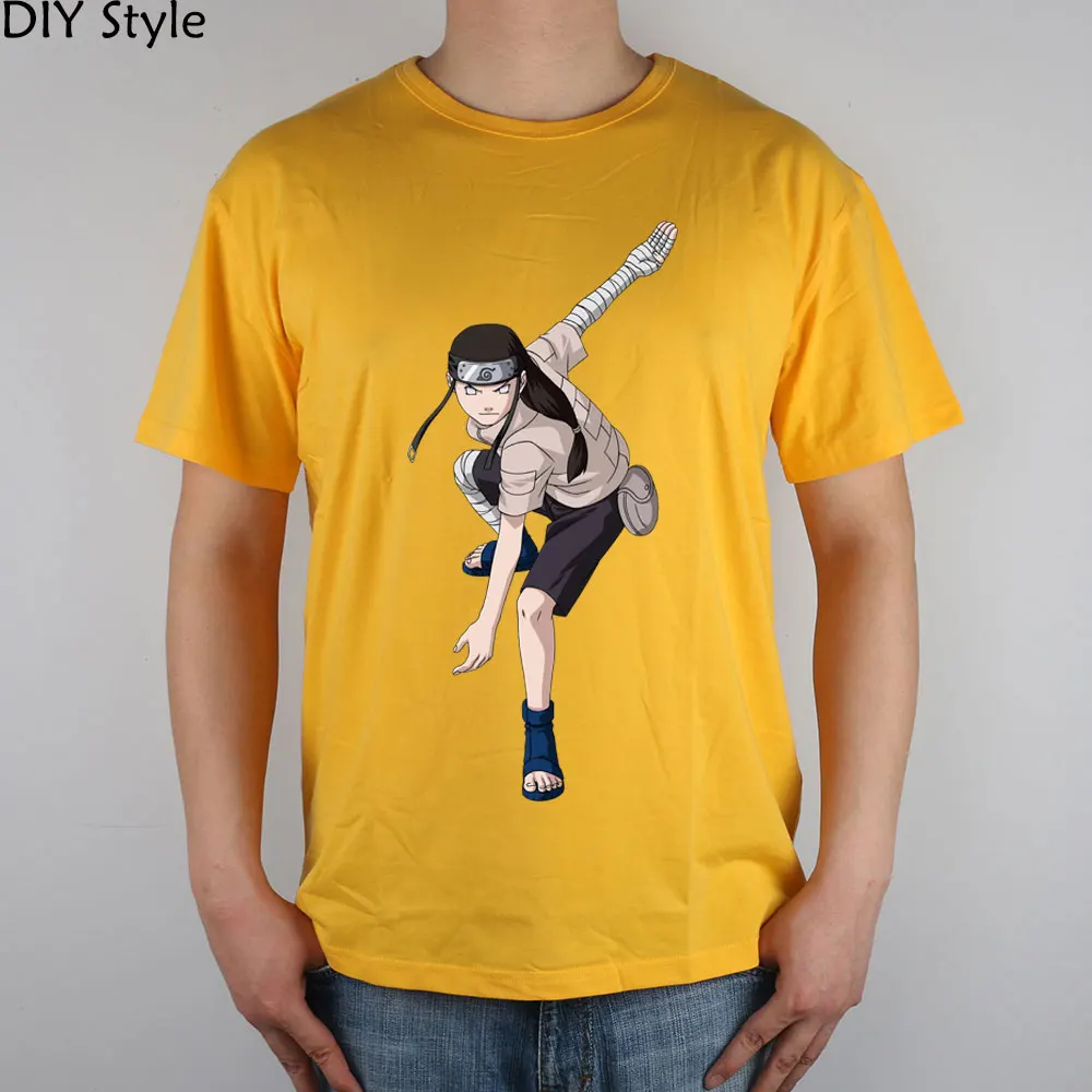Мужская футболка с коротким рукавом принтом Наруто Ning times Hyuga Neji 2|brand t shirt men|t ment men