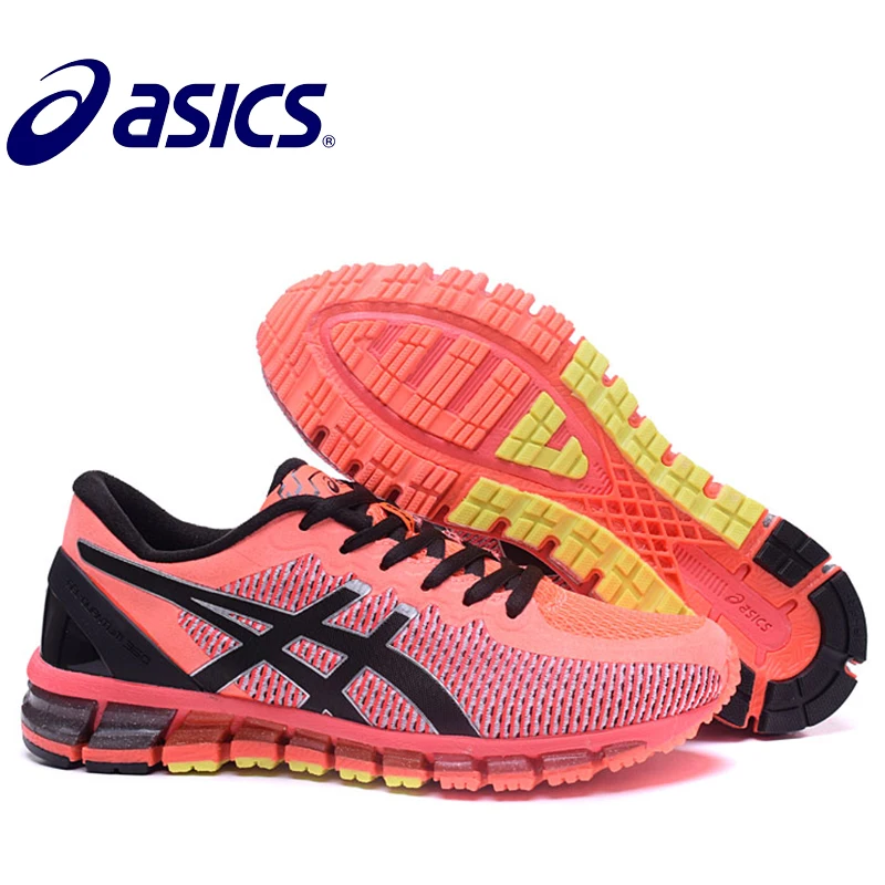 2018 Original Asics Gel-Quantum 360 Woman's Shoes Breathable Stable Running Non-slip Breathabler Tennis Shoes Hongniu