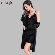 Бренд Кружево шелк Народный китайский халат летний комплект сексуальное ночное белье из двух частей чулок пижамы+ купальный халат Черный цвет; Большие Размеры M-XXL e0981