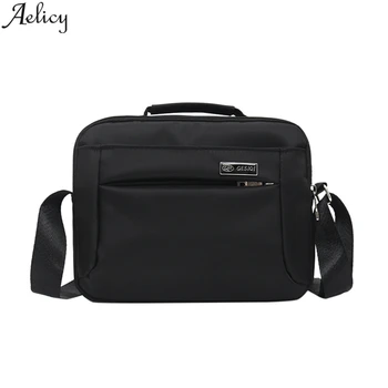 

Aelicy Men Business Notebook Waterproof Oxford Messenger Bag High Quality Traveling Crossbody Casual Bags Solid Totes New