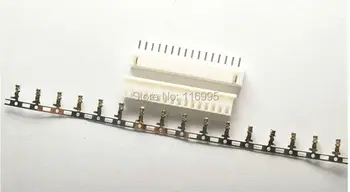 

Free shipping 50sets XH 16Pin (plug straight+shell+terminal) Xh2.54mm plug straight needle terminal