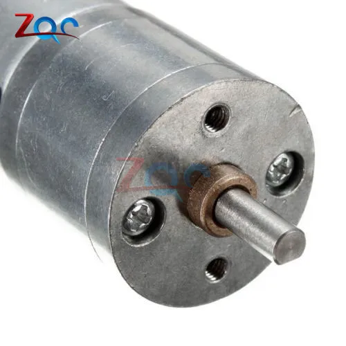 Motor del engranaje de reducción de velocidad de Motor eléctrico 12 V DC 60 rpm poderoso par 25mm Motor del engranaje de reducción de velocidad de Motor eléctrico 12 V DC 60 rpm poderoso par 25mm