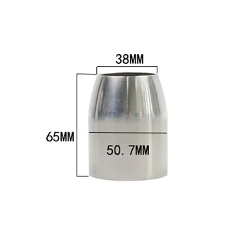 

51MM Diameter Welding Adapter Motorcycle Exhaust Muffler Connect Welding Motorbike Exhaust Pipe Connect Pipe HJ002