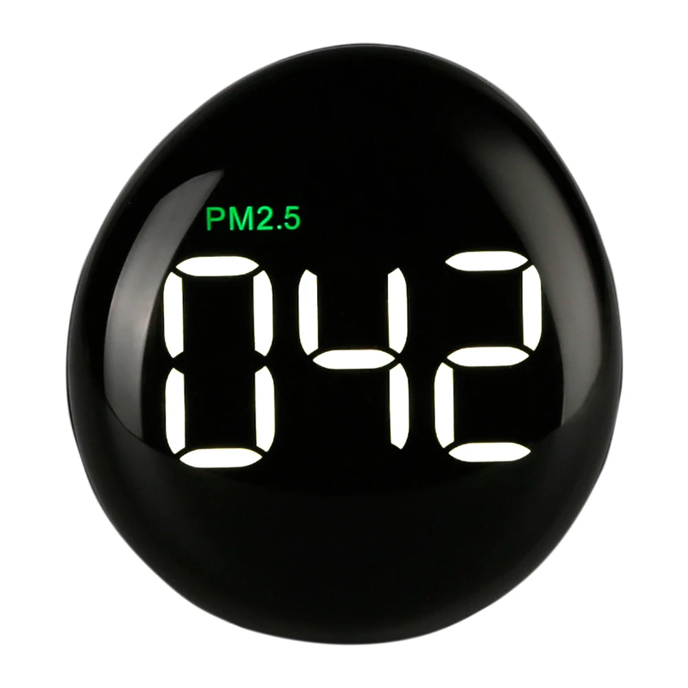 

Office Air Quality Monitor Battery Powered Rechargeable Car Home Tester Detector Indoor Outdoor Hospital School Digital USB Port