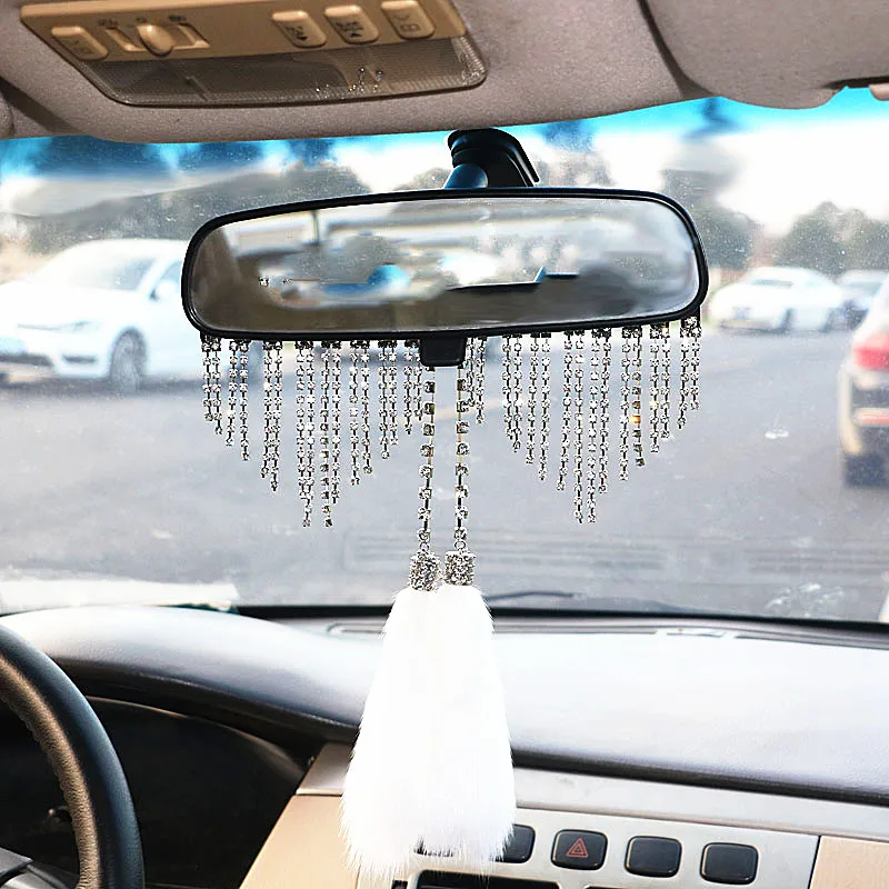 

LEDTENGJIE Fashion Car Ornaments High-grade Diamond Car Pendant Rearview Mirror Pendant Car Styling Interior Accessories