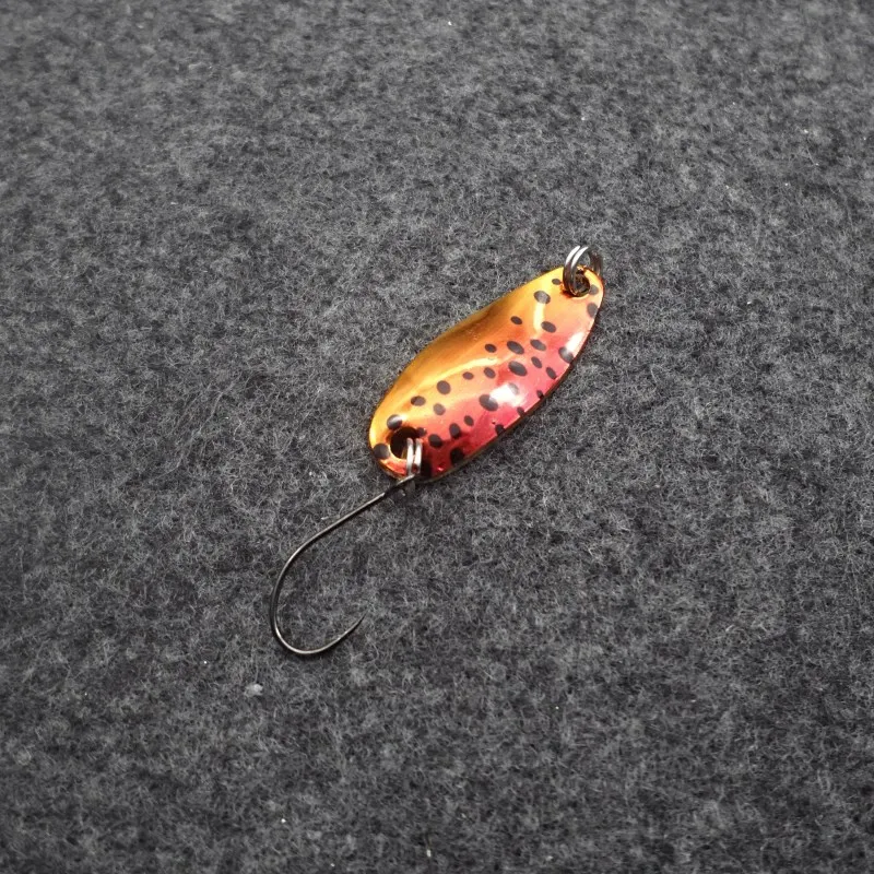 2.5g spoon fishing lure isca artificial metal bait swimbait trout lure fishing spinner blade lure