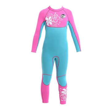 

SLINX Kids Wetsuits Kids Diving Suits for Girls Children Keep Warm Rash Guards One Pieces Surfing Swim Snorkel Children