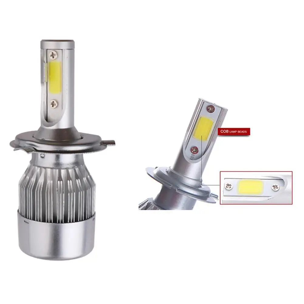 

Car Led Headlights Far And Near Light Kit Vortex Bulb 6500K Built-in Drive