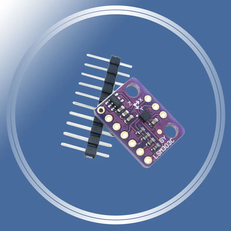 6 градусов Freedom Breakout LIS3MDL магнитометр LSM303C GY-LSM303C модуль ускорения для Arduino |