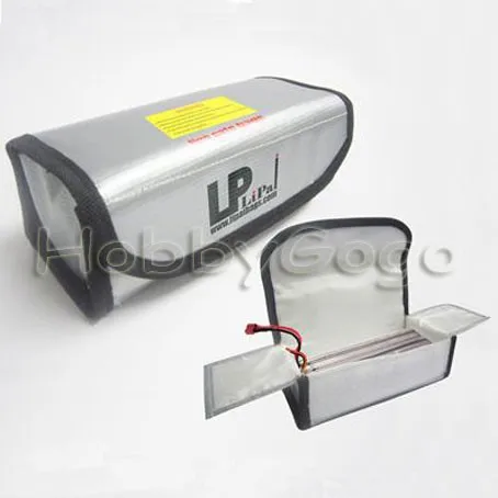 LI PO безопасная сумка серый 185*75*60 мм для lipo батареи|safe bag|bag safelipo safe bag |