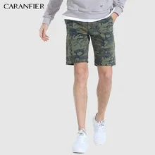 CARANFIER летние шорты Для мужчин хлопок Ретро Камуфляж Высокое качество r Для мужчин s шорты простые высокое качество Non-marking мужские шорты