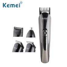 Kemei многофункциональная профессиональная перезаряжаемая Бритва для стрижки волос борода боковин бритва с насадками для стрижки волос персональное использование