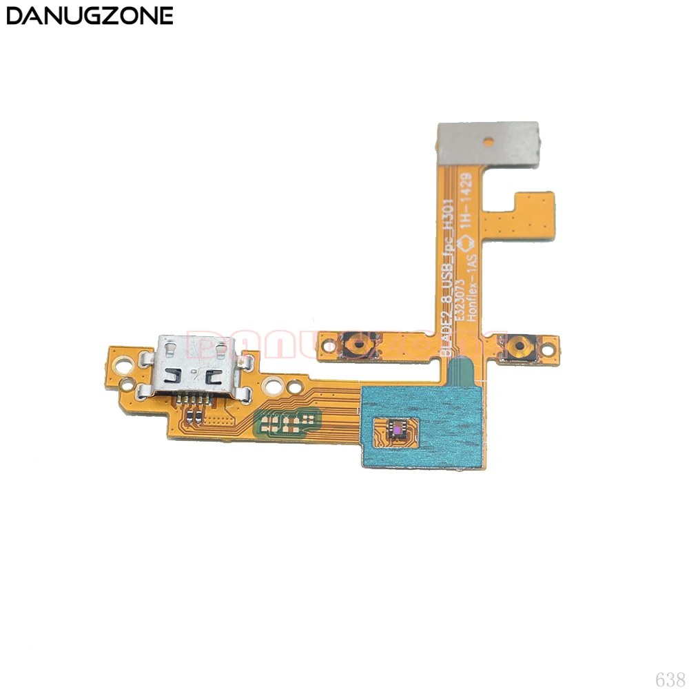 Usb порт для зарядки док-станция разъем для зарядки плата с кнопкой громкости гибкий кабель для lenovo Yoga tablet 2 830 830F