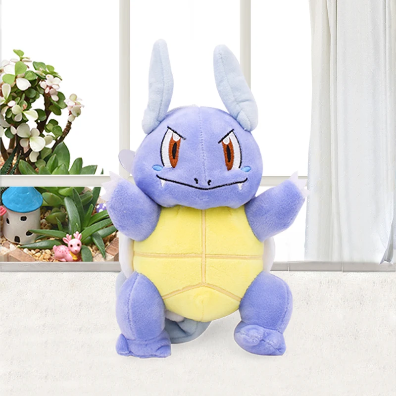 

New Game Cartoon Purple Wartortle Soft PP Cotton Stuffed Plush Doll Figure Kids Toys For 2018 Children Cute Great Gift