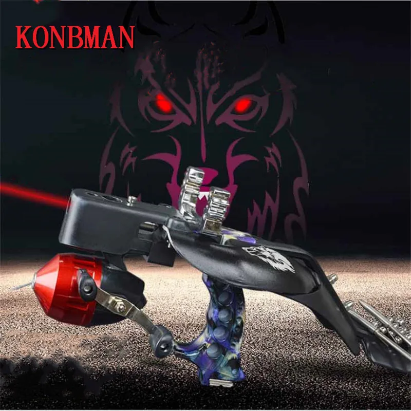 

Outdoor laser shooting fish stainless steel slingshot shooting multifunctional instinct shooting multi-function shooting