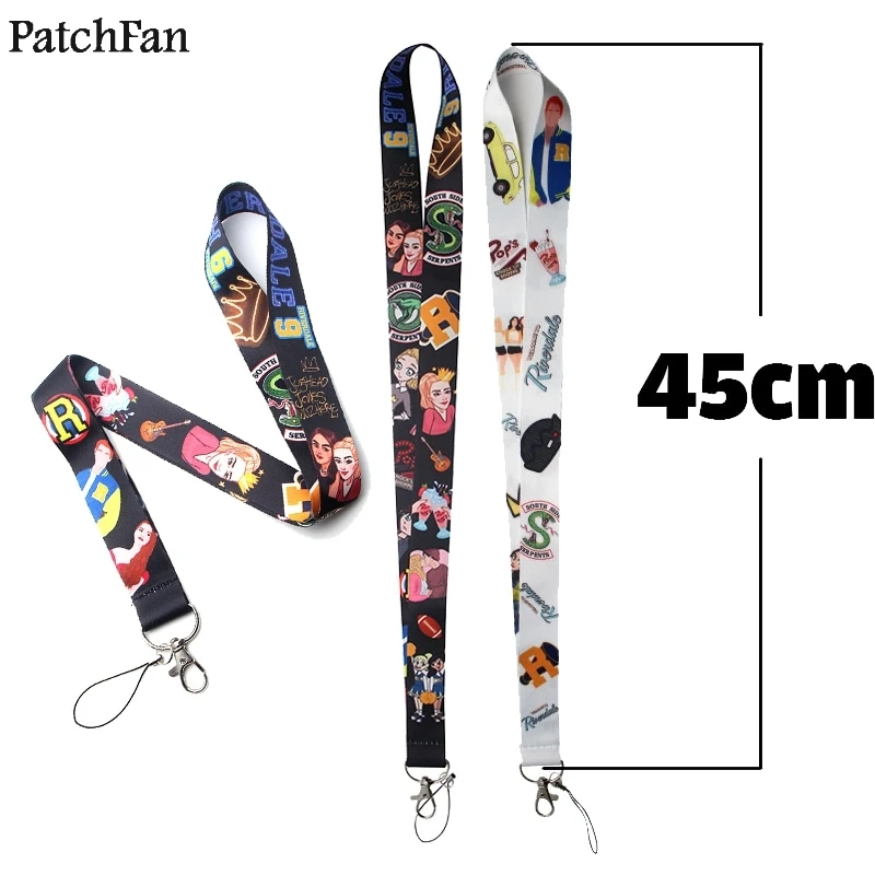 

20pcs/lot Patchfan Riverdale movie neck lanyards for key glasses card holder bead keychain phones cameras webbing A1420