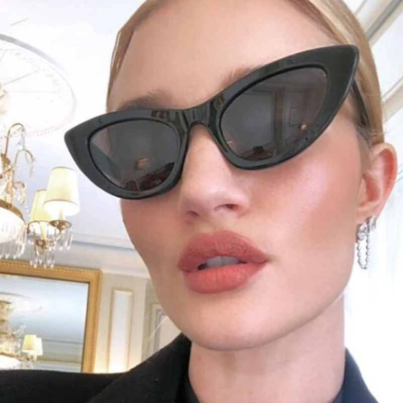 

Vintage Sunglasses Women Cat Eye Luxury Brand Designer Sun Glasses Retro Fashion Red Ladies Sunglass Black Eyewear UV400 Oculos