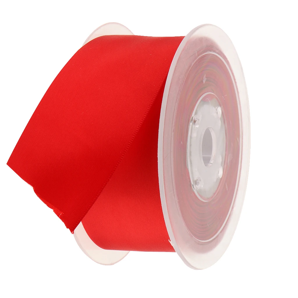 15 Meters Double Sided Polyester Satin Ribbon for Wedding Party Gift Wrapping Craft 38mm