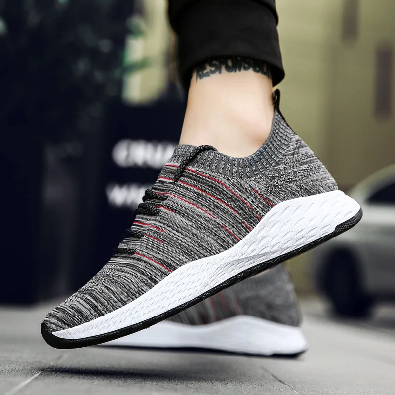 

Men Casual Shoes Male Trainers Brand Men Shoes Lace-up Flat Shoes Fashion Men Sneakers Breathable Comfortable Walking Shoes
